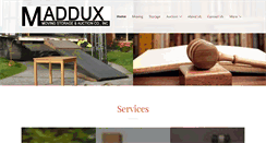 Desktop Screenshot of madduxauction.com